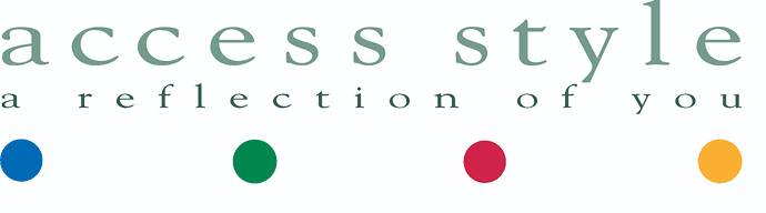 Access Style brand slogan and design